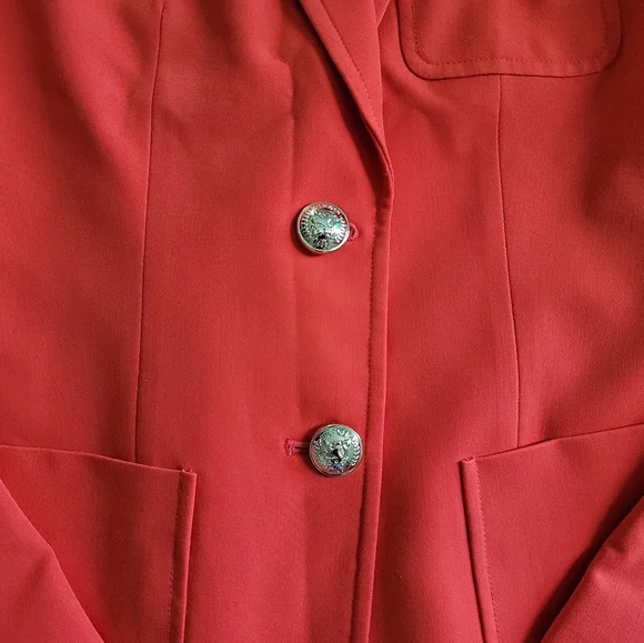 NWOT Tommy Hilfiger Red Blazer - Picture 2 of 10